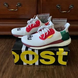 Mens Adidas Pharrell Solar HU Glide size 10 with box and laces